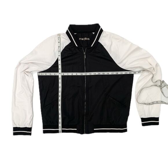 Madden Raglan Contrast Zip Up Jacket - Picture 7 of 11
